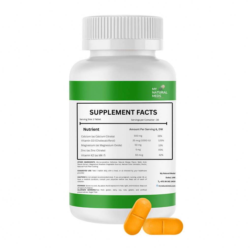 Calcium Tablets – Mango Flavor